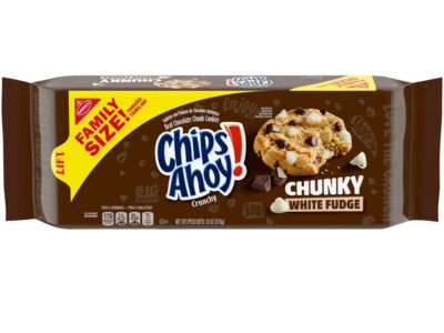 Chips Ahoy White Fudge Chunky Cookies